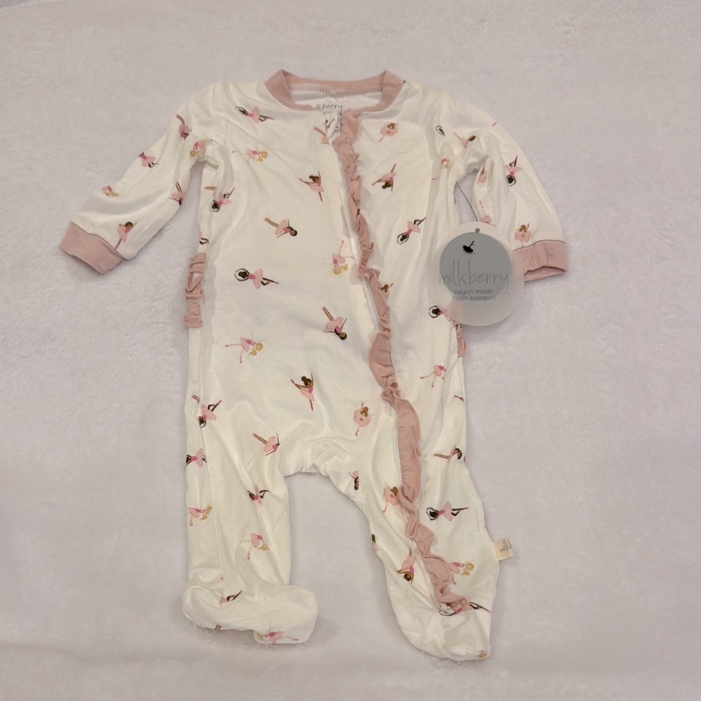 NWT MILKBERRY BAMBOO 0-3 mo